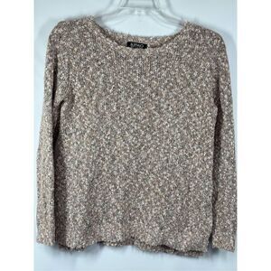 B8 - Buffalo David Bitton Marled Pink/Tan/Cream/Brown Knit Sweater Size Small